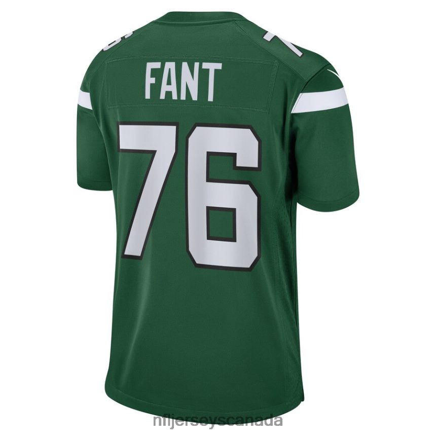 Men New York Jets George Fant Nike Gotham Green Game Jersey Clothing NFL TBXFR64194