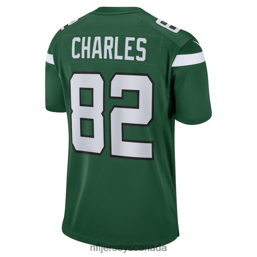 Men New York Jets Irvin Charles Nike Gotham Green Game Player Jersey Clothing NFL TBXFR66244