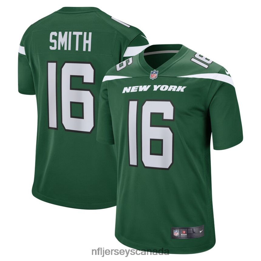 Men New York Jets Jeff Smith Nike Gotham Green Game Jersey Clothing NFL TBXFR66783