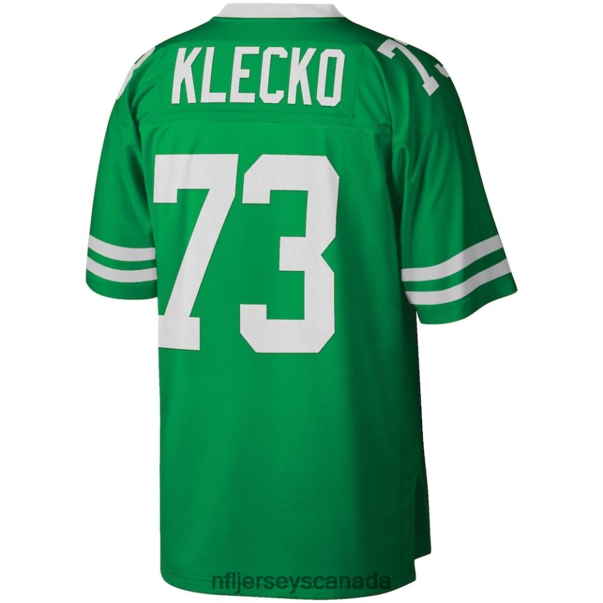 Men New York Jets Joe Klecko Mitchell  Ness Green Retired Player Legacy Replica Jersey Clothing NFL TBXFR62974