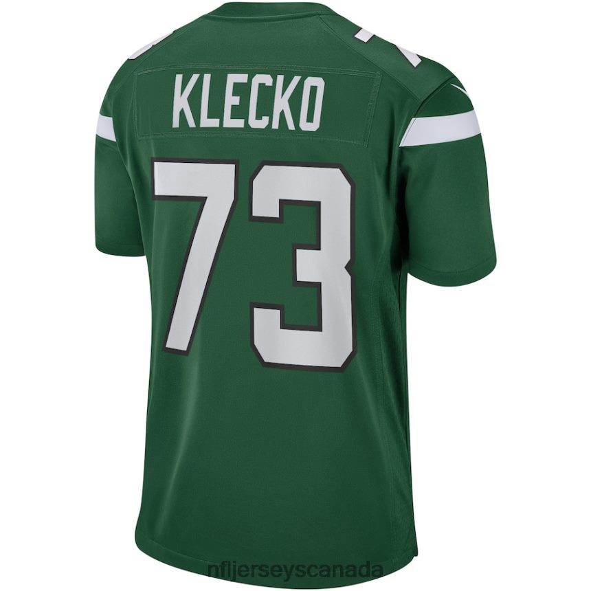 Men New York Jets Joe Klecko Nike Gotham Green Game Retired Player Jersey Clothing NFL TBXFR6688