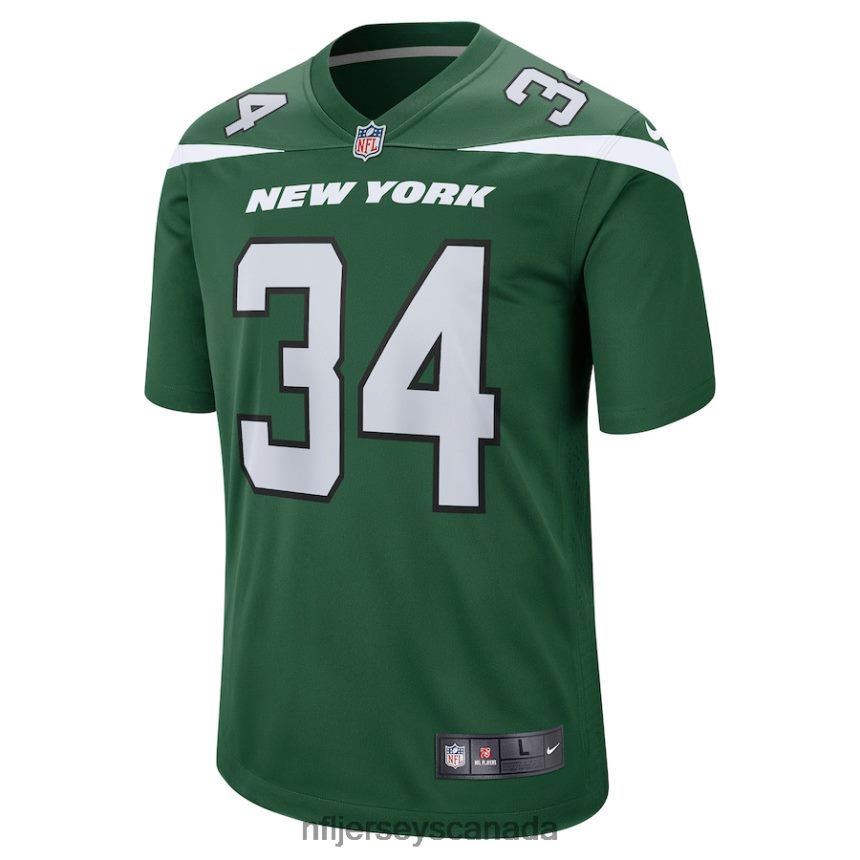 Men New York Jets Justin Hardee Nike Gotham Green Game Jersey Clothing NFL TBXFR64410