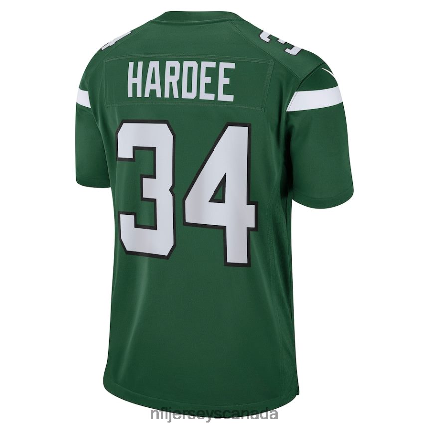 Men New York Jets Justin Hardee Nike Gotham Green Game Jersey Clothing NFL TBXFR64410