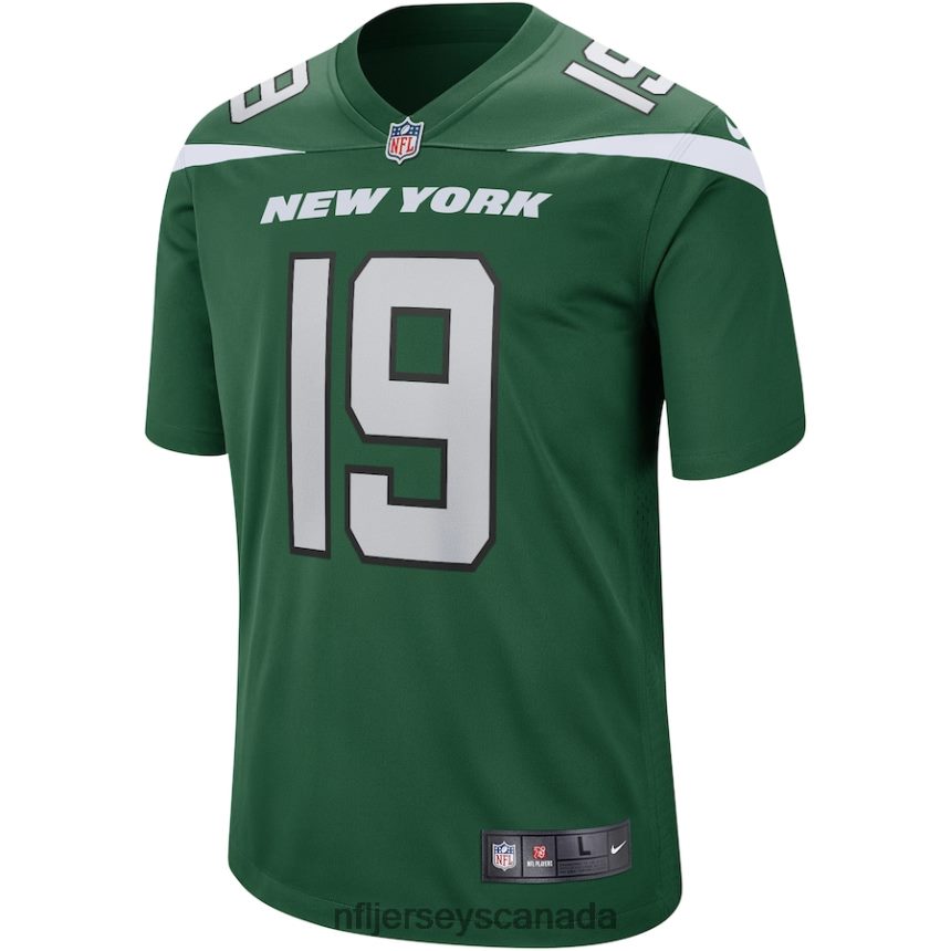Men New York Jets Keyshawn Johnson Nike Gotham Green Game Retired Player Jersey Clothing NFL TBXFR65886
