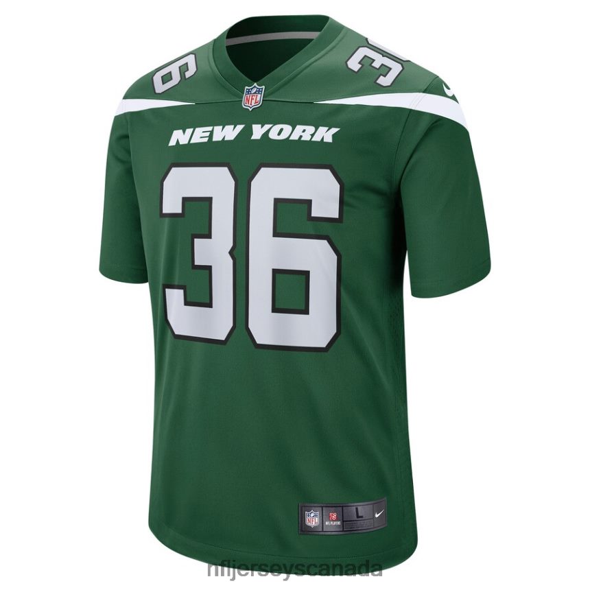 Men New York Jets Marcell Harris Nike Gotham Green Game Player Jersey Clothing NFL TBXFR66990