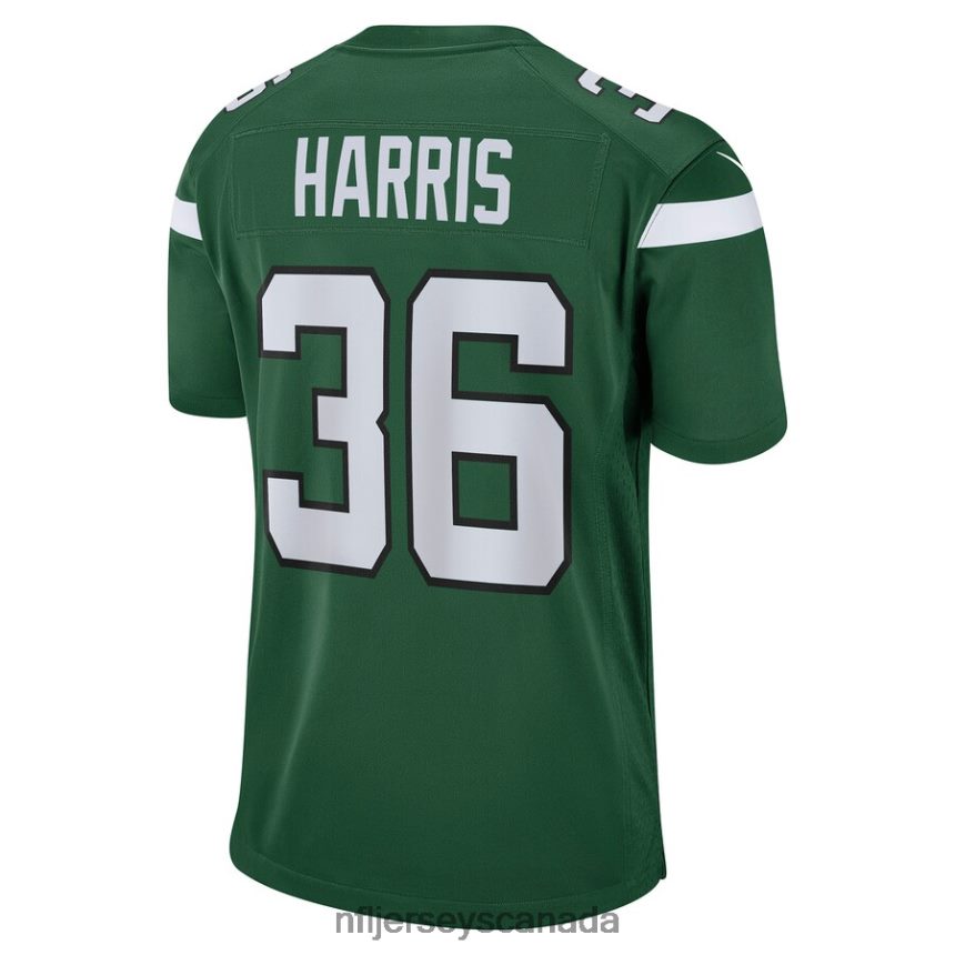 Men New York Jets Marcell Harris Nike Gotham Green Game Player Jersey Clothing NFL TBXFR66990