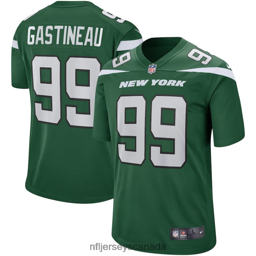 Men New York Jets Mark Gastineau Nike Gotham Green Game Retired Player Jersey Clothing NFL TBXFR61702