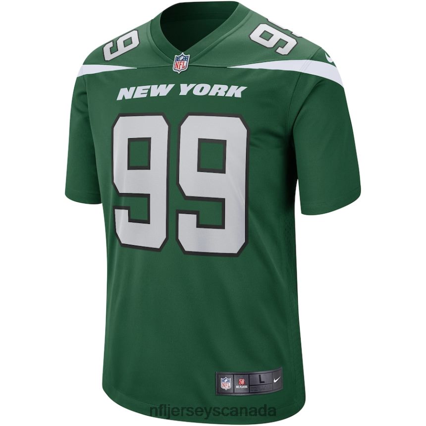 Men New York Jets Mark Gastineau Nike Gotham Green Game Retired Player Jersey Clothing NFL TBXFR61702