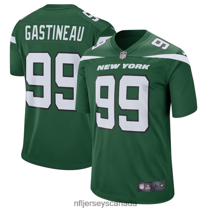 Men New York Jets Mark Gastineau Nike Gotham Green Retired Player Game Jersey Clothing NFL TBXFR63737