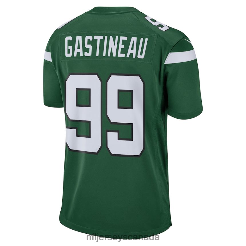 Men New York Jets Mark Gastineau Nike Gotham Green Retired Player Game Jersey Clothing NFL TBXFR63737