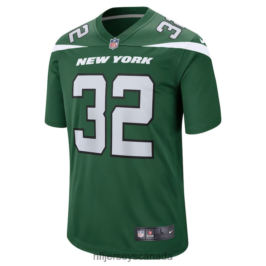 Men New York Jets Michael Carter Nike Gotham Green Game Jersey Clothing NFL TBXFR63399
