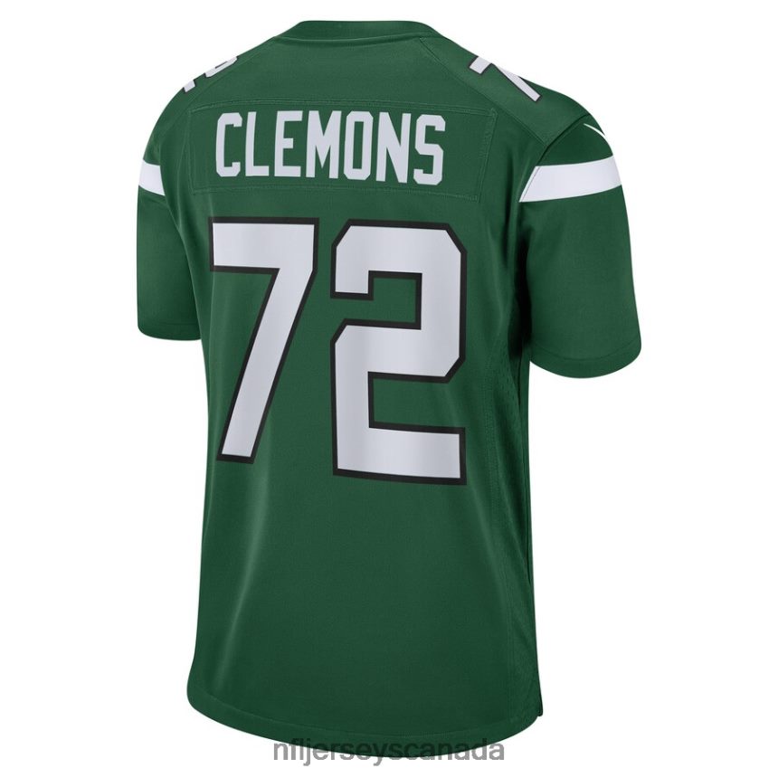 Men New York Jets Micheal Clemons Nike Gotham Green Game Player Jersey Clothing NFL TBXFR62962