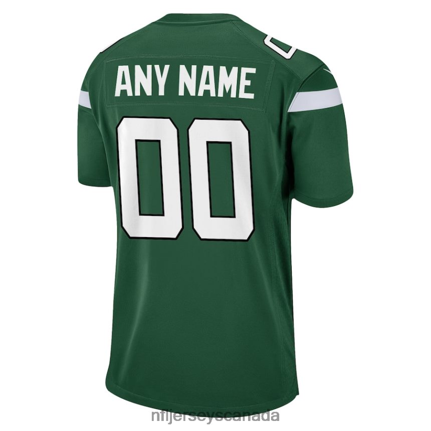 Men New York Jets Nike Gotham Green Game Custom Jersey Clothing NFL TBXFR689