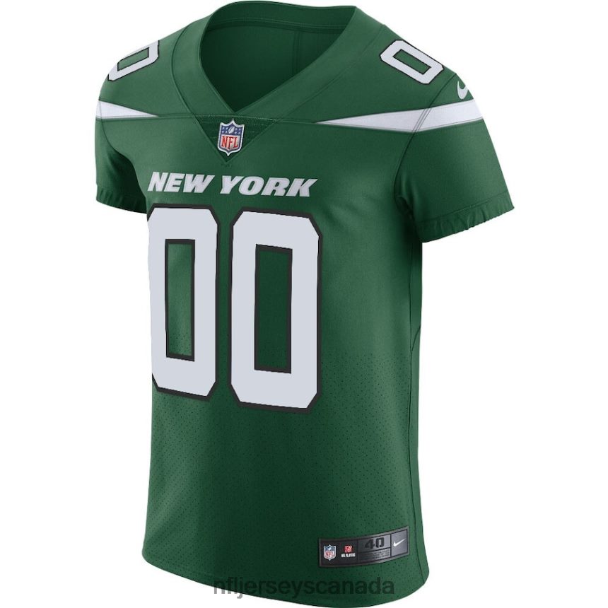 Men New York Jets Nike Gotham Green Vapor Untouchable Elite Custom Jersey Clothing NFL TBXFR65463