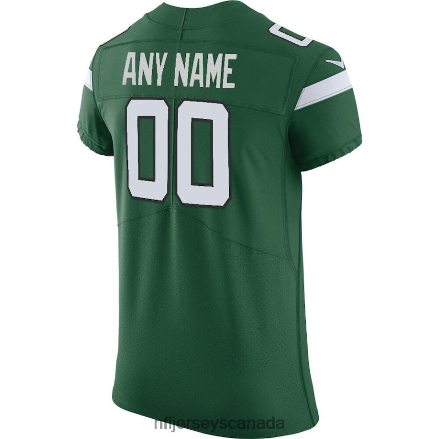 Men New York Jets Nike Gotham Green Vapor Untouchable Elite Custom Jersey Clothing NFL TBXFR65463