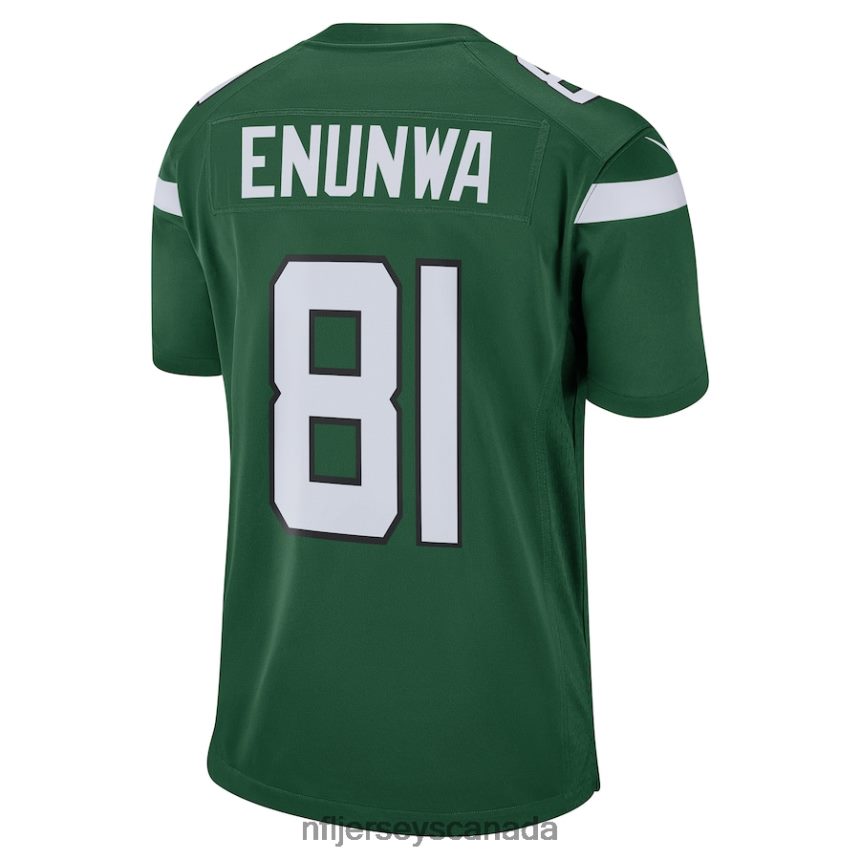 Men New York Jets Quincy Enunwa Nike Gotham Green Game Player Jersey Clothing NFL TBXFR62789