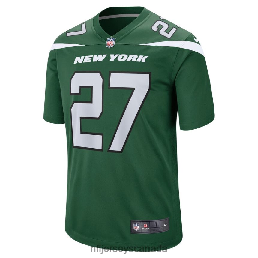 Men New York Jets Zonovan Knight Nike Gotham Green Game Player Jersey Clothing NFL TBXFR67070