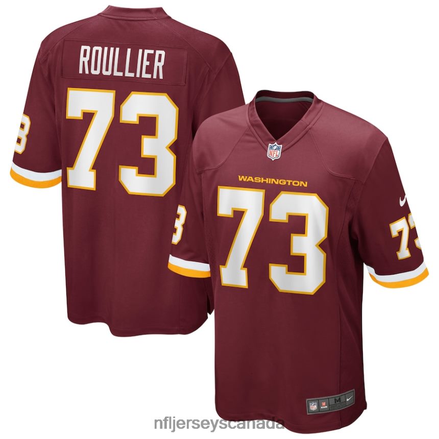 Men Nike Chase Roullier Washington Football Team Burgundy Game Player Jersey Clothing NFL TBXFR64993