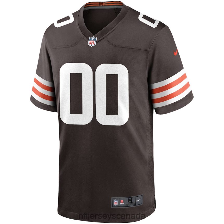Men Nike Cleveland Browns Brown Custom Game Jersey Clothing NFL TBXFR6232