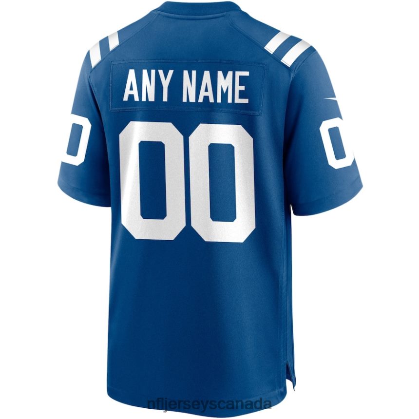 Men Nike Indianapolis Colts Royal Custom Game Jersey Clothing NFL TBXFR6209