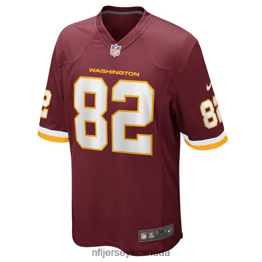 Men Nike Logan Thomas Washington Football Team Burgundy Game Player Jersey Clothing NFL TBXFR66859