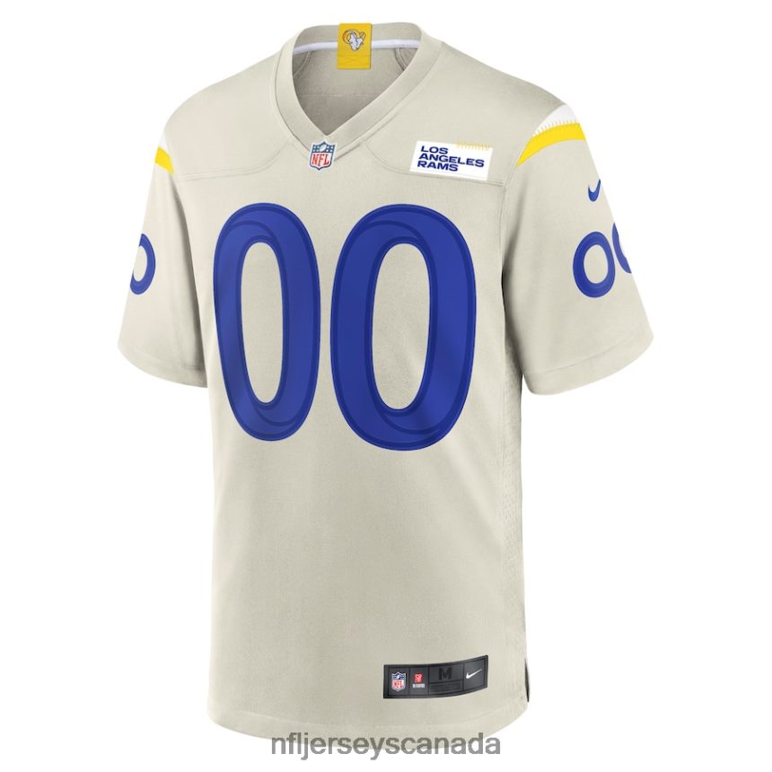 Men Nike Los Angeles Rams Bone Custom Game Jersey Clothing NFL TBXFR62076