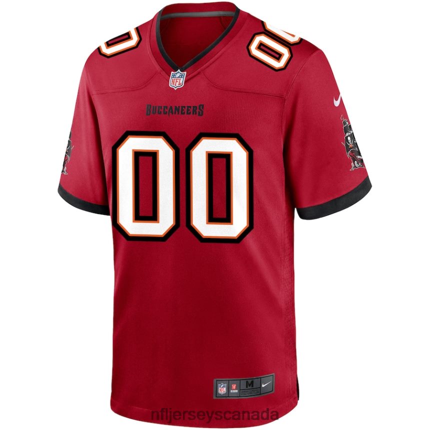 Men Nike Tampa Bay Buccaneers Red Custom Game Jersey Clothing NFL TBXFR6249