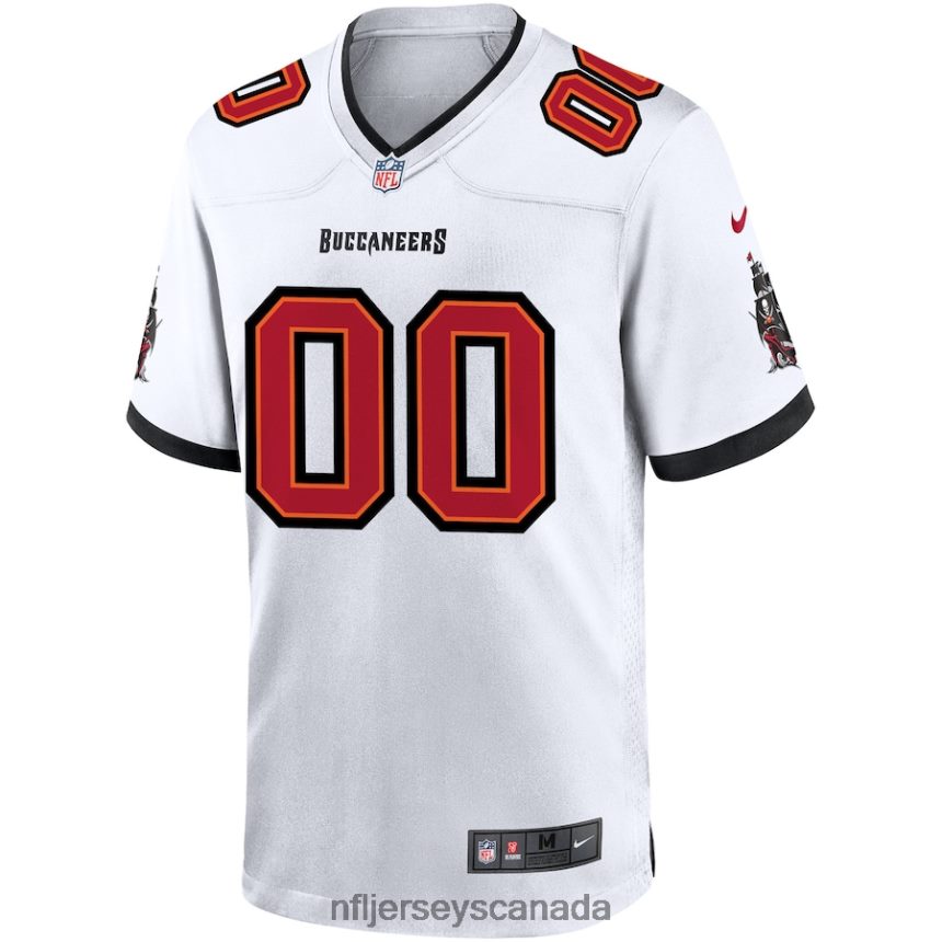 Men Nike Tampa Bay Buccaneers White Custom Game Jersey Clothing NFL TBXFR6370
