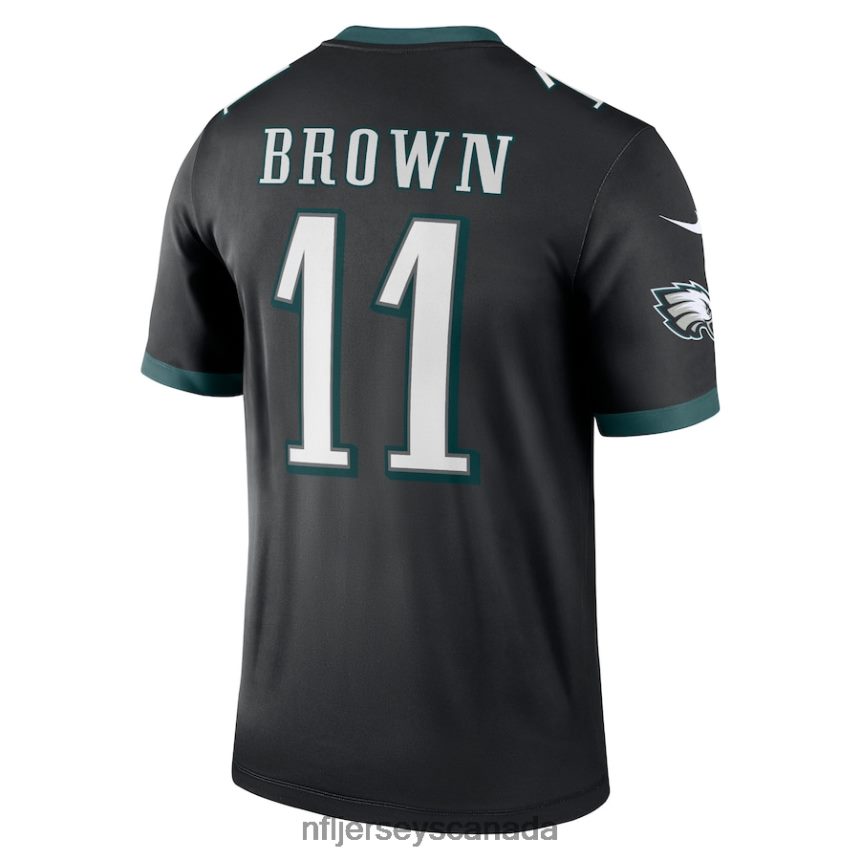 Men Philadelphia Eagles AJ Brown Nike Black Legend Jersey Clothing NFL TBXFR6750