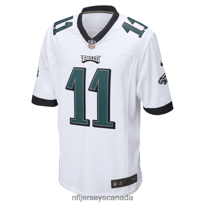Men Philadelphia Eagles AJ Brown Nike White Game Jersey Clothing NFL TBXFR61073