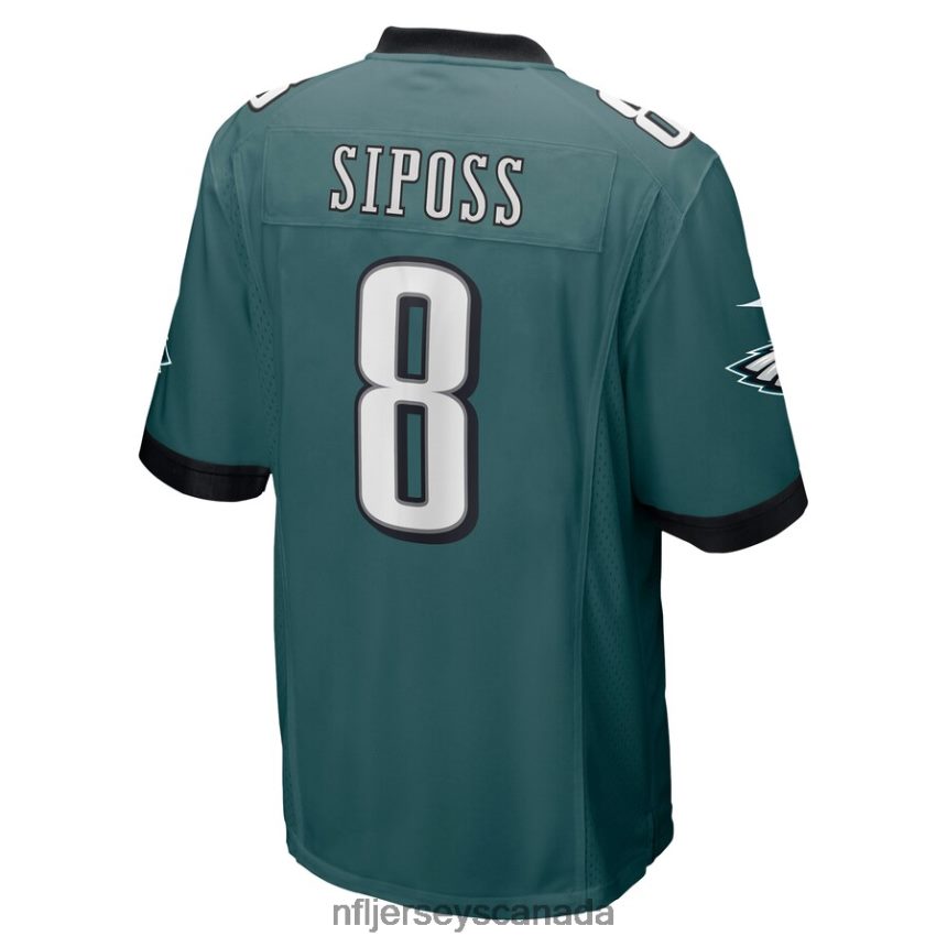 Men Philadelphia Eagles Arryn Siposs Nike Midnight Green Game Jersey Clothing NFL TBXFR64808