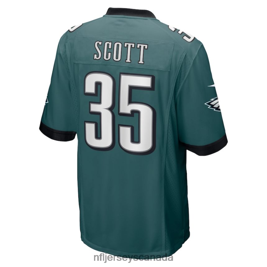 Men Philadelphia Eagles Boston Scott Nike Midnight Green Game Jersey Clothing NFL TBXFR61219