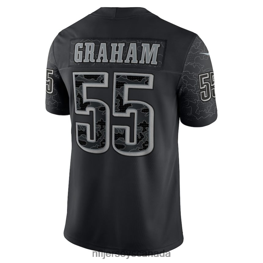 Men Philadelphia Eagles Brandon Graham Nike Black RFLCTV Limited Jersey Clothing NFL TBXFR6738