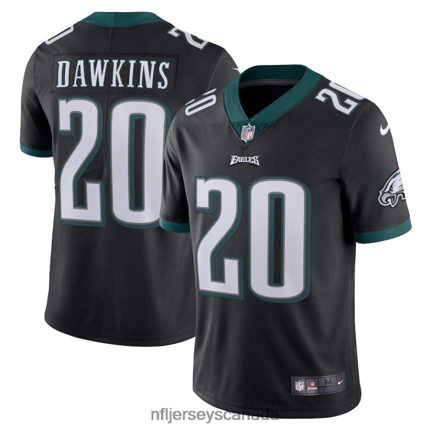 Men Philadelphia Eagles Brian Dawkins Nike Black Alternate Game Retired Player Limited Jersey Clothing NFL TBXFR62325