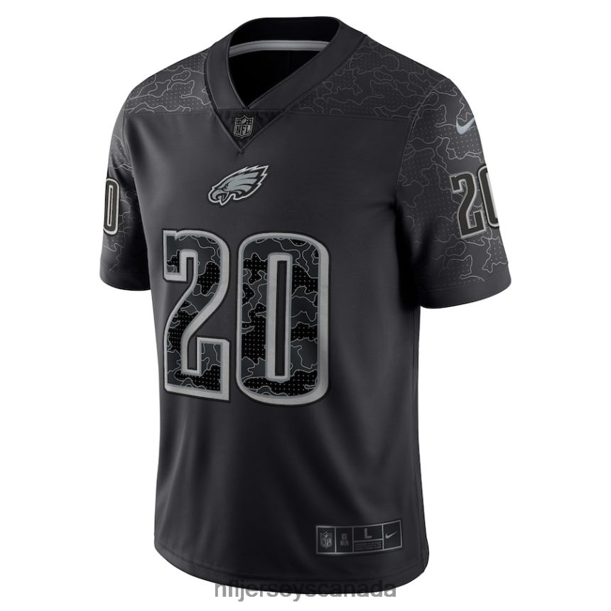Men Philadelphia Eagles Brian Dawkins Nike Black Retired Player RFLCTV Limited Jersey Clothing NFL TBXFR6158