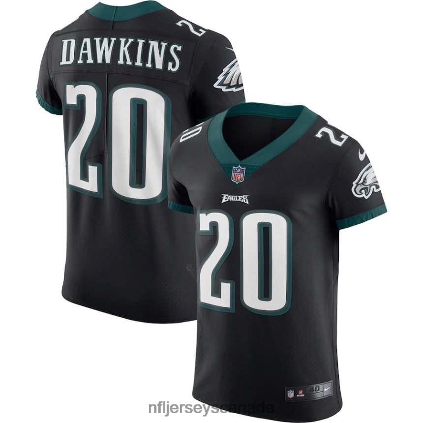 Men Philadelphia Eagles Brian Dawkins Nike Black Vapor Elite Retired Player Jersey Clothing NFL TBXFR6740