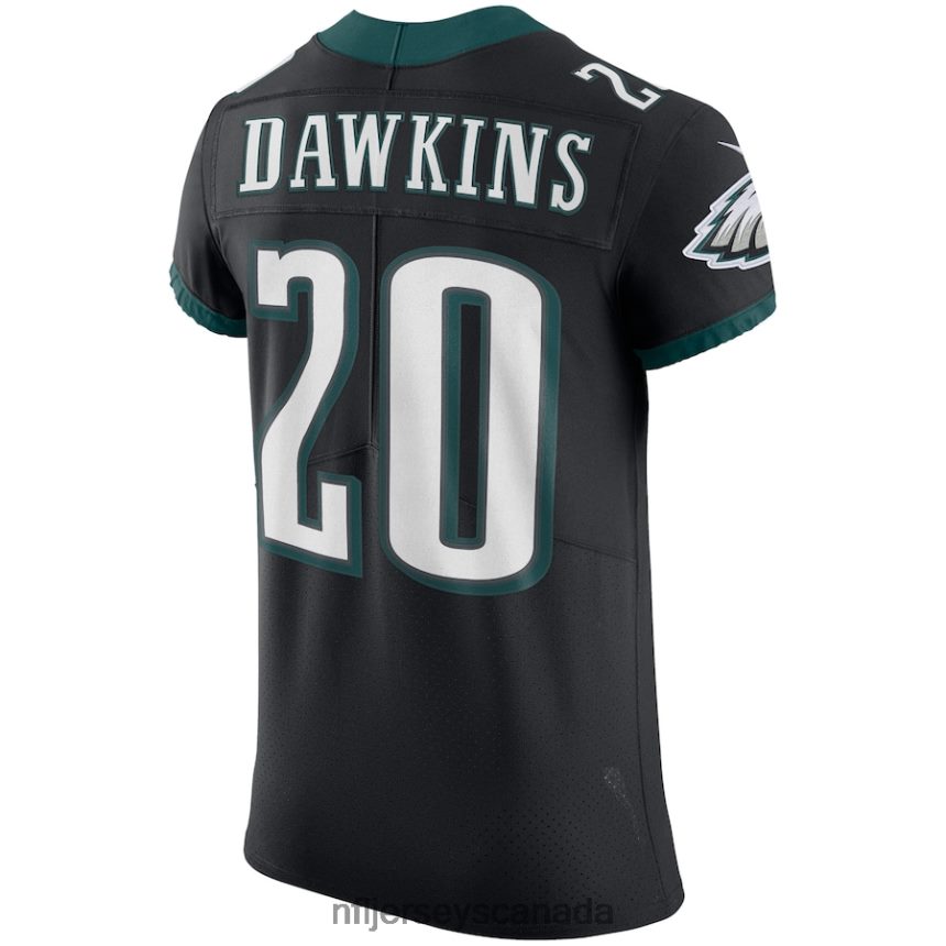 Men Philadelphia Eagles Brian Dawkins Nike Black Vapor Elite Retired Player Jersey Clothing NFL TBXFR6740