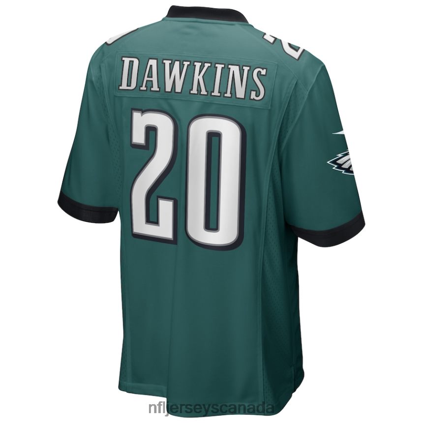 Men Philadelphia Eagles Brian Dawkins Nike Midnight Green Game Retired Player Jersey Clothing NFL TBXFR6134