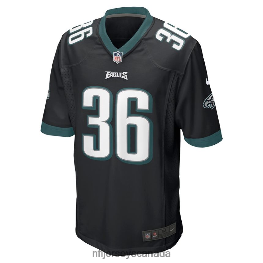 Men Philadelphia Eagles Brian Westbrook Nike Black Retired Player Alternate Game Jersey Clothing NFL TBXFR6769