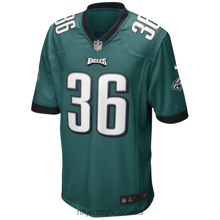 Men Philadelphia Eagles Brian Westbrook Nike Midnight Green Game Retired Player Jersey Clothing NFL TBXFR6857