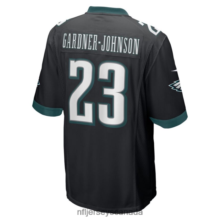 Men Philadelphia Eagles CJ Gardner-Johnson Nike Black Alternate Game Player Jersey Clothing NFL TBXFR6903