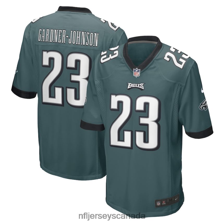 Men Philadelphia Eagles CJ Gardner-Johnson Nike Midnight Green Game Player Jersey Clothing NFL TBXFR61931