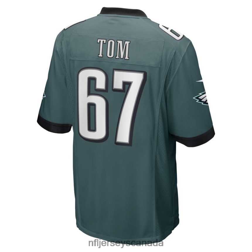 Men Philadelphia Eagles Cameron Tom Nike Midnight Green Game Player Jersey Clothing NFL TBXFR64387