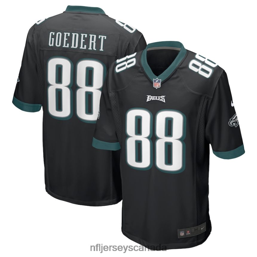 Men Philadelphia Eagles Dallas Goedert Nike Black Game Jersey Clothing NFL TBXFR6401