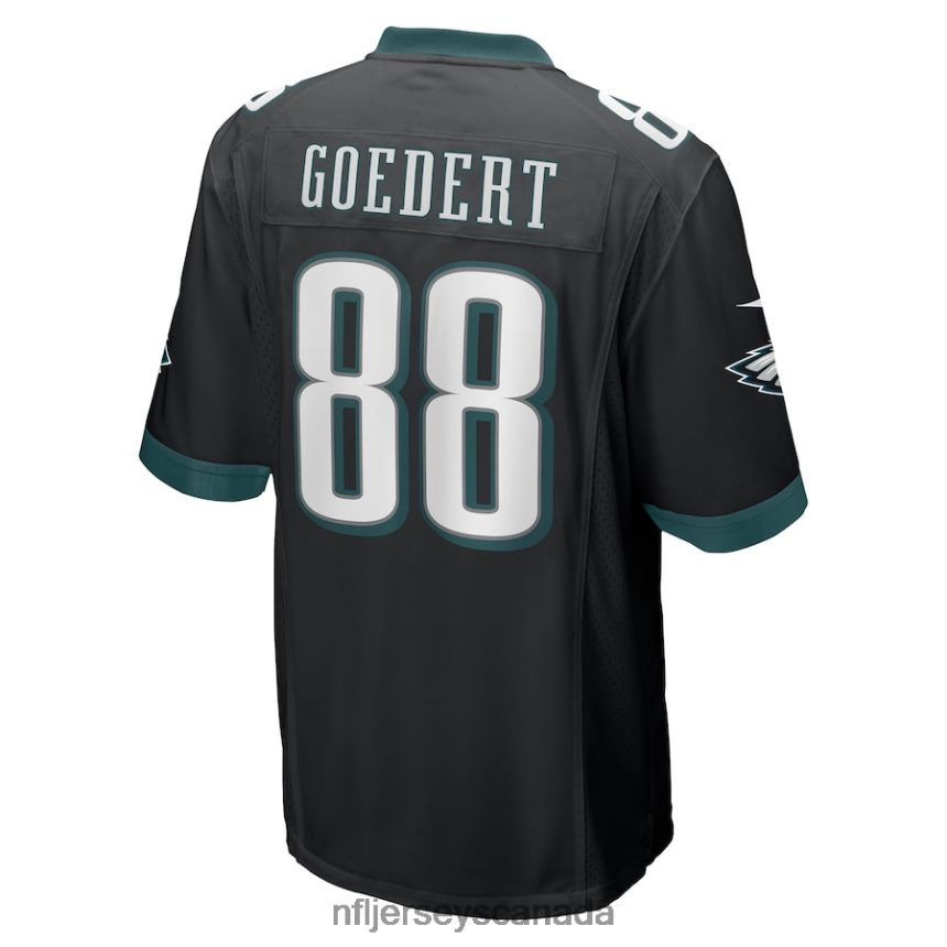 Men Philadelphia Eagles Dallas Goedert Nike Black Game Jersey Clothing NFL TBXFR6401