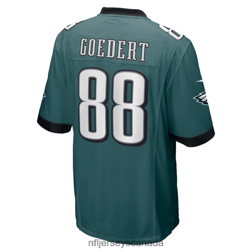 Men Philadelphia Eagles Dallas Goedert Nike Midnight Green Super Bowl LVII Patch Game Jersey Clothing NFL TBXFR63079