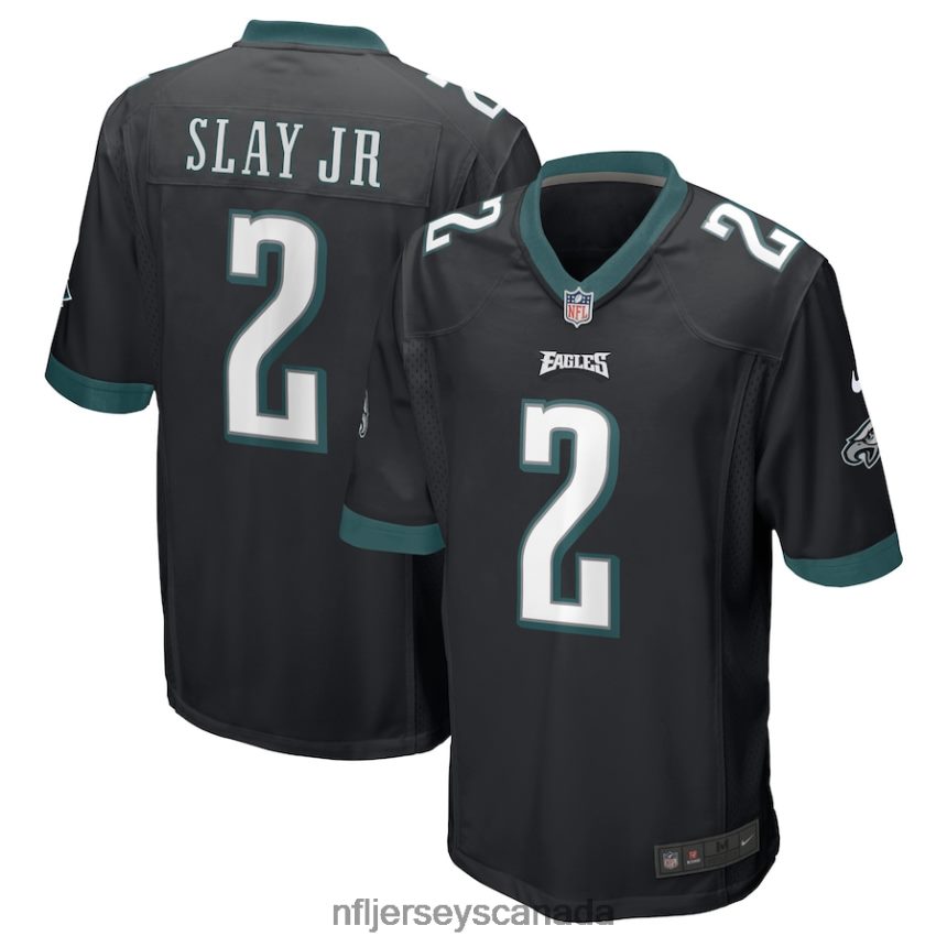 Men Philadelphia Eagles Darius Slay Jr Nike Black Alternate Game Player Jersey Clothing NFL TBXFR6366