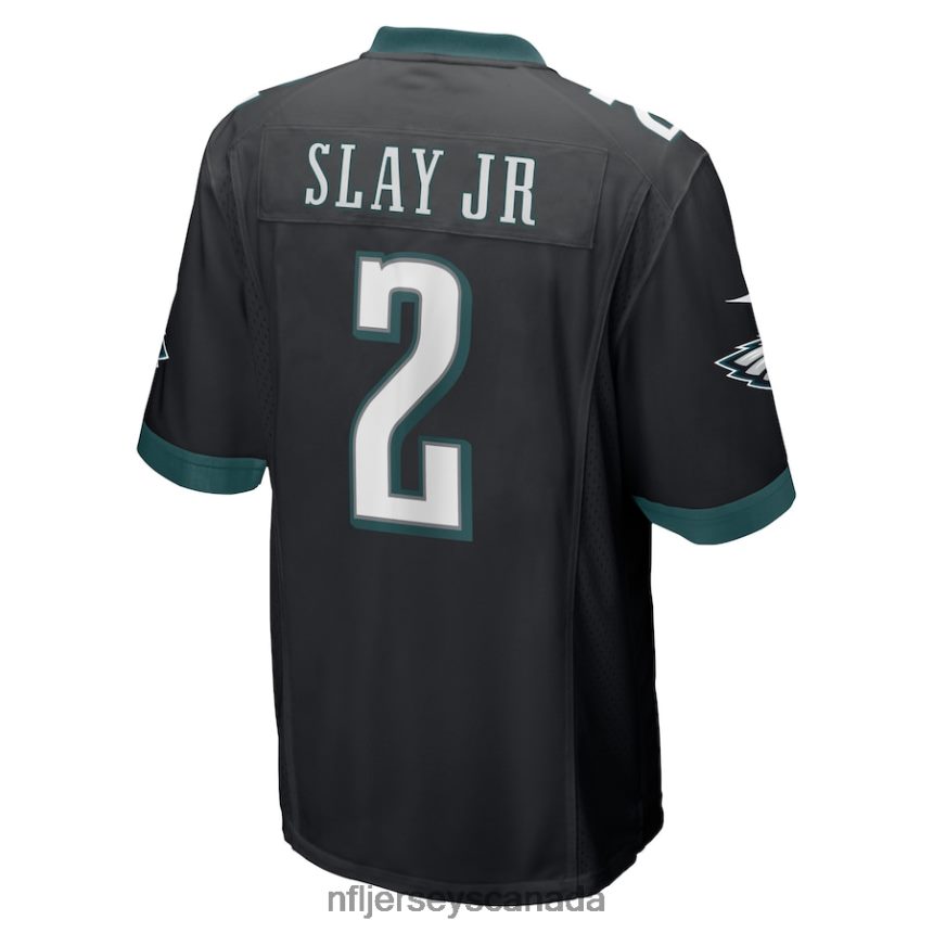Men Philadelphia Eagles Darius Slay Jr Nike Black Alternate Game Player Jersey Clothing NFL TBXFR6366