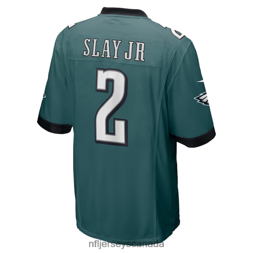 Men Philadelphia Eagles Darius Slay Jr Nike Midnight Green Super Bowl LVII Patch Game Jersey Clothing NFL TBXFR66997