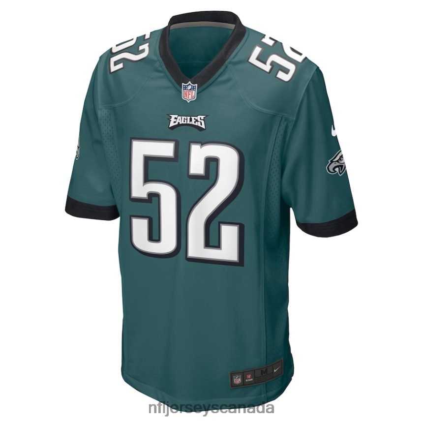 Men Philadelphia Eagles Davion Taylor Nike Midnight Green Game Jersey Clothing NFL TBXFR64797